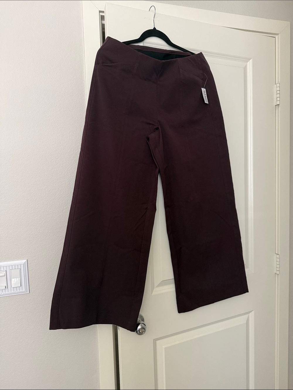 Old Navy Wide-Leg Dress Pants in Deep Plum